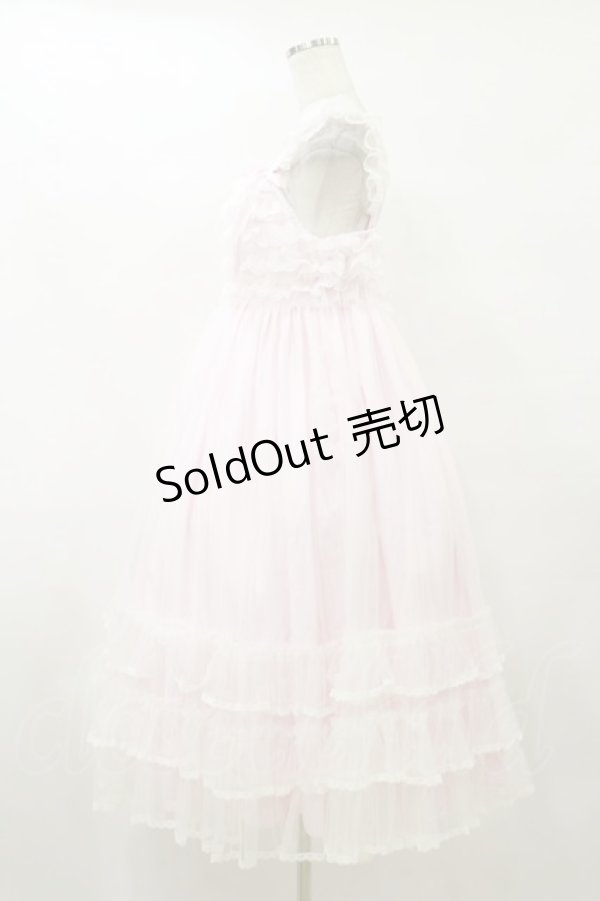 画像3: Angelic Pretty / Brilliant Tulleジャンパースカート Free ピンク H-25-09-22-070-AP-OP-NS-ZH (3)