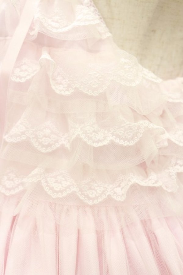画像4: Angelic Pretty / Brilliant Tulleジャンパースカート Free ピンク H-25-09-22-070-AP-OP-NS-ZH (4)