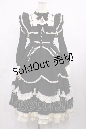 画像: Hoshibako Works / 西洋人形魔法ワンピース L ブラック H-25-09-22-1006-LO-OP-NS-ZH