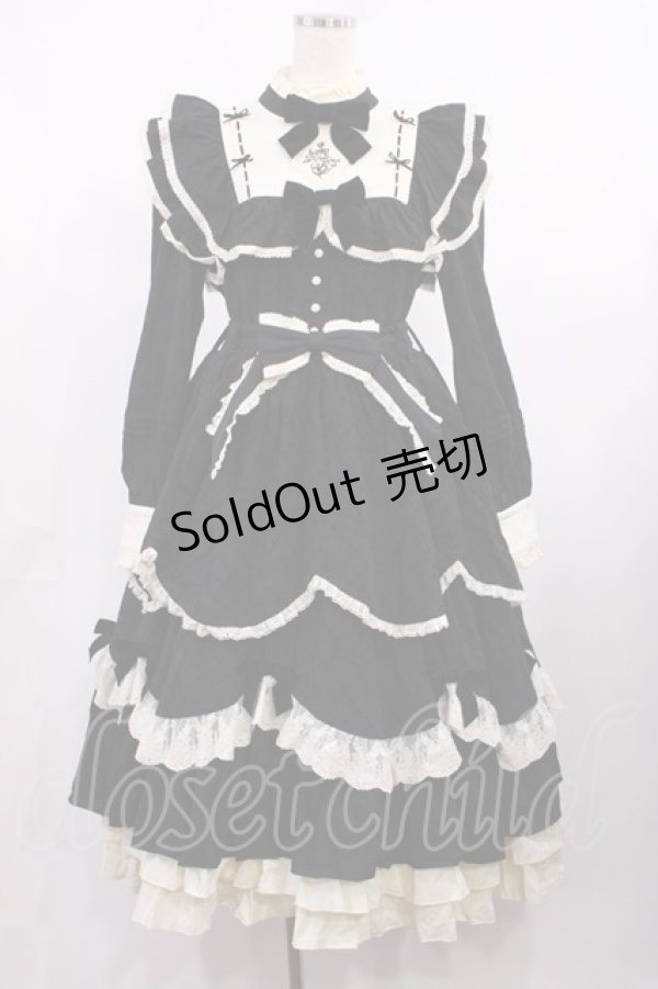 画像1: Hoshibako Works / 西洋人形魔法ワンピース L ブラック H-25-09-22-1006-LO-OP-NS-ZH (1)
