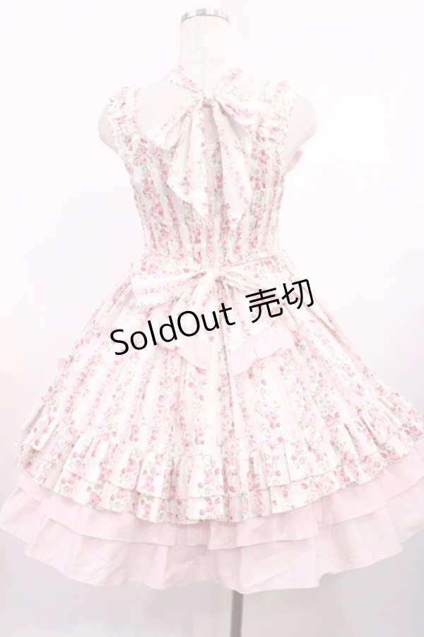 画像3: MAM MAXICIMAM / ノーブルローズティーレイヤードジャンパースカート Free オフ/ピンク H-25-09-22-1012-LO-OP-NS-ZH (3)