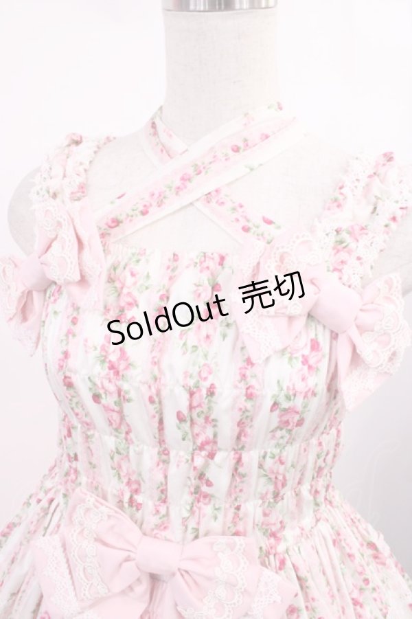 画像4: MAM MAXICIMAM / ノーブルローズティーレイヤードジャンパースカート Free オフ/ピンク H-25-09-22-1012-LO-OP-NS-ZH (4)