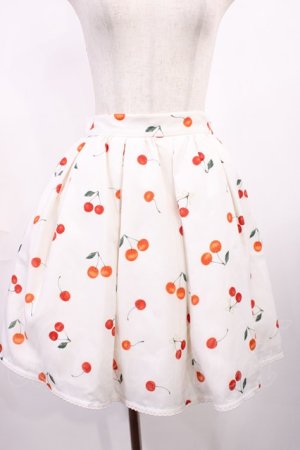 画像: mille fille closet by LODISPOTTO / Sweet Cherryスカート M オフ H-25-09-22-1018-LO-SK-YZ-ZH