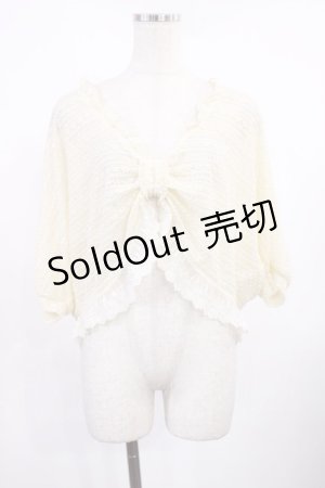 画像: axes femme / リボントップス M 生成り H-25-09-22-1027-AX-TO-NS-ZH