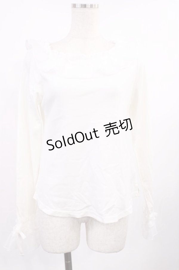 画像1: Angelic Pretty / Sweetリボンカットソー Free シロ H-25-09-22-1028-AP-TO-NS-ZH (1)