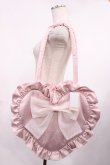 画像1: Honey Cinnamon / ビッグリボンハートトートバッグ  ピンク H-25-09-22-1030-LO-BG-NS-ZH (1)