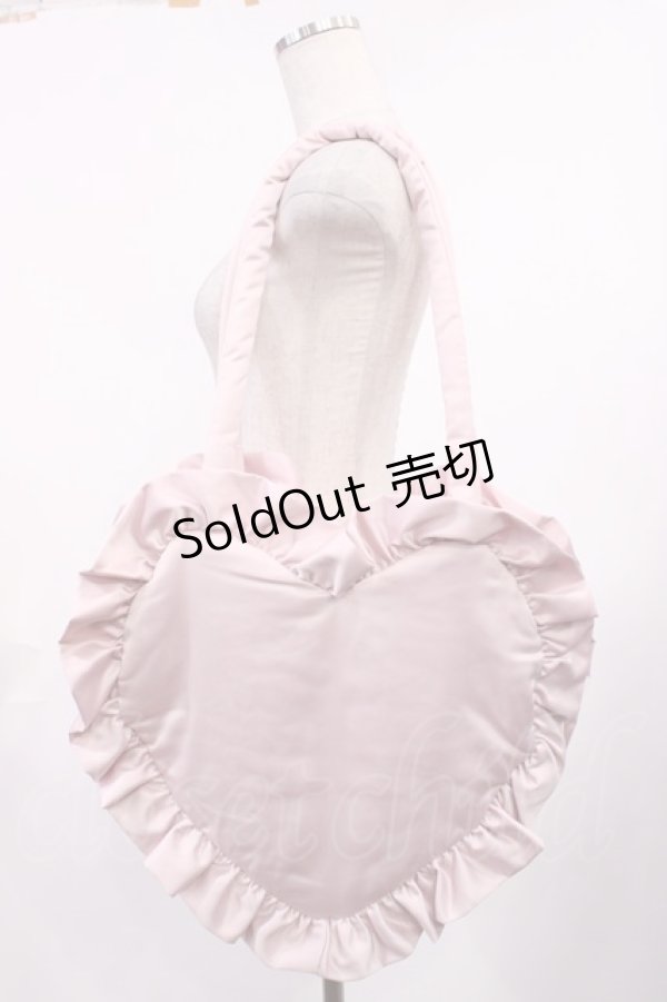 画像2: Honey Cinnamon / ビッグリボンハートトートバッグ  ピンク H-25-09-22-1030-LO-BG-NS-ZH (2)