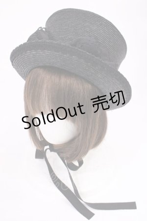 画像: BABY,THE STARS SHINE BRIGHT / 麦素材のシルクハット  ブラック H-25-09-22-1032-BA-AC-NS-ZH