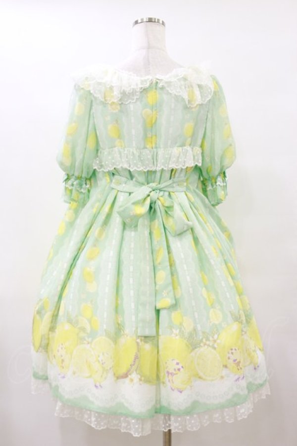 画像2: Angelic Pretty / Fruity Lemonワンピース Free ミント H-25-09-22-074-AP-OP-NS-ZH (2)