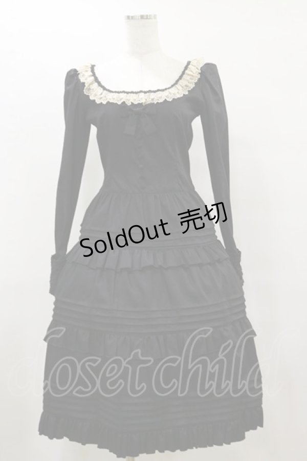 画像1: Mary Magdalene / ビスクドールワンピース Free ブラック H-25-09-22-078-CL-OP-NS-ZH (1)