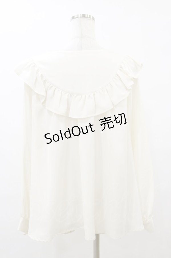 画像2: Ank Rouge / クロスあきブラウス M オフ H-25-09-22-040-CA-BL-NS-ZH (2)