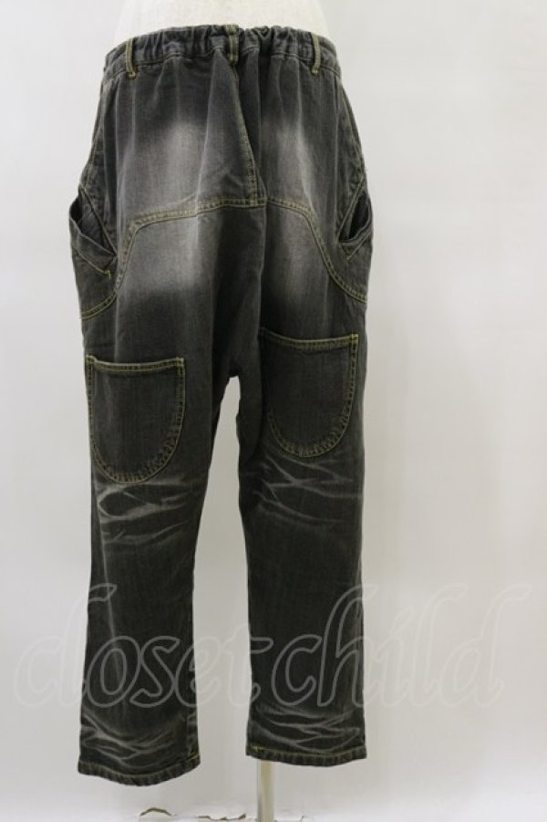 画像2: ALGONQUINS / ダメージデニムパンツ  グレー H-25-09-23-048-AL-PA-KB-ZH (2)