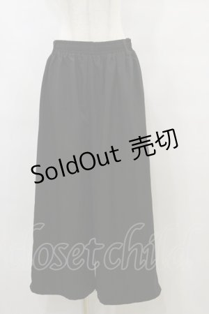 画像: NieR Clothing / 2WAY SIDE ZIP WIDE PANTS  黒 H-25-09-23-056-PU-PA-KB-ZH
