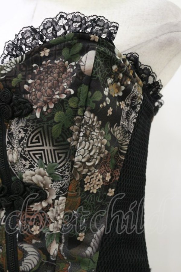 画像4: Qutie Frash / オーバーバストコルセット  茶 H-25-09-23-005-QU-TO-KB-ZH (4)