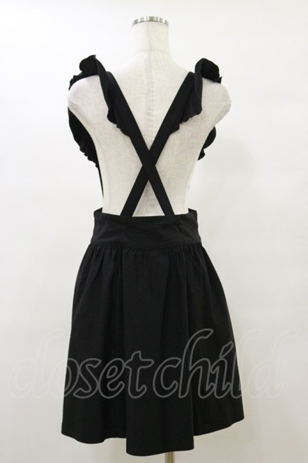 画像2: KILL STAR / YUNA SUSPENDER SKIRT S ブラック H-25-09-23-064-SL-SK-KB-ZH (2)