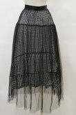 画像2: HELL CAT PUNKS / チュールスカート F 黒×白 H-25-09-23-065-PU-SK-KB-ZH (2)