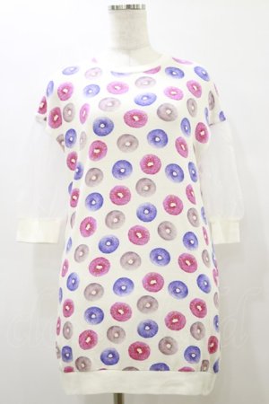画像: Candy Stripper / DREAMIN' DONUTS ONE-PIECE 2(M) OFF WHITE H-25-09-23-069-PU-OP-KB-ZH