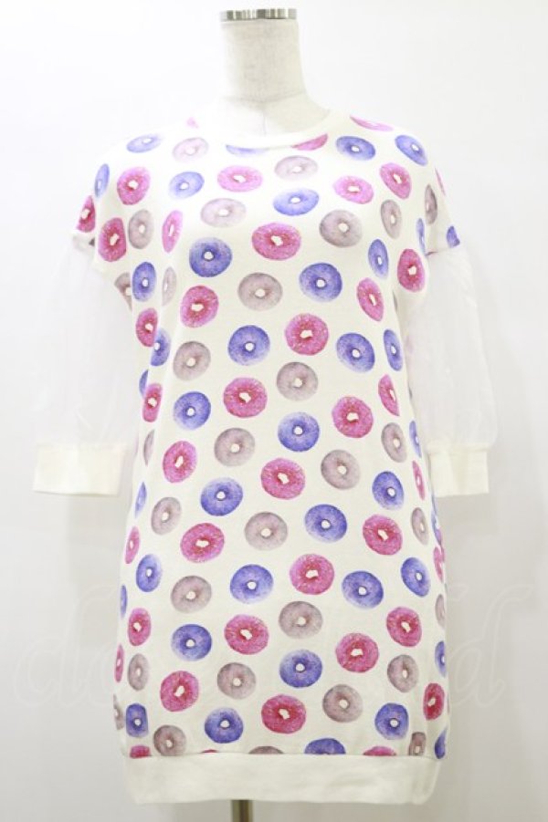 画像1: 【SALE】Candy Stripper / DREAMIN' DONUTS ONE-PIECE 2(M) OFF WHITE H-25-09-23-069-PU-OP-KB-ZT456 (1)