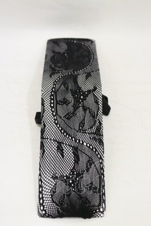 画像: MARBLE / レースタイツ  黒 H-25-09-23-010-GO-ZA-KB-ZH