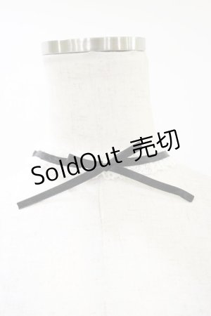 画像: MARBLE / レースリボンチョーカー  黒×白 H-25-09-23-013-GO-AC-KB-ZH