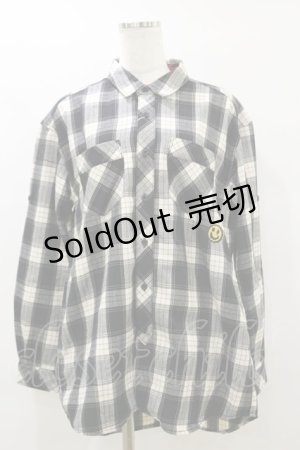 画像: WORLD WIDE LOVE！(Rydia) / チェックジャケット 1 白×黒 H-25-09-23-041-PU-JA-KB-ZH
