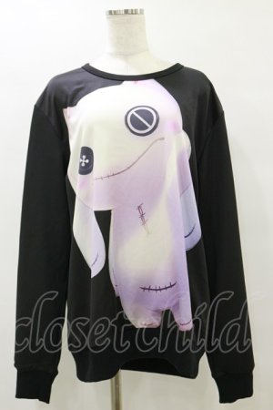 画像: NieR Clothing / プリントSWEAT   黒 H-25-09-23-042-PU-TO-KB-ZH