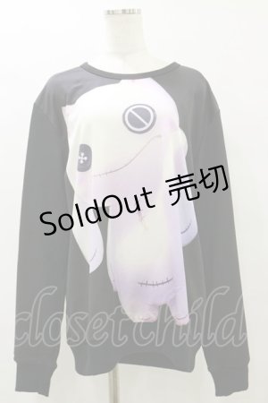 画像: NieR Clothing / プリントSWEAT   黒 H-25-09-23-042-PU-TO-KB-ZH