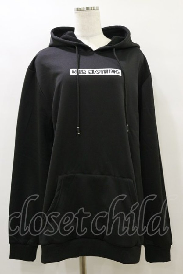 画像1: NieR Clothing / プリントプルパーカー F 黒 H-25-09-23-044-PU-TO-KB-ZH (1)