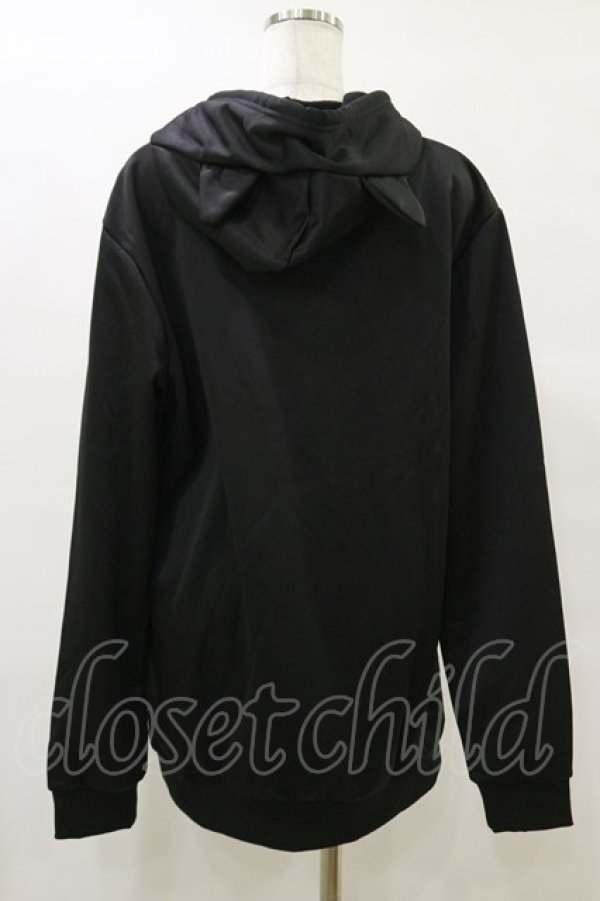 画像2: NieR Clothing / プリントプルパーカー F 黒 H-25-09-23-044-PU-TO-KB-ZH (2)