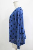 画像2: Candy Stripper / CANDY HEART DOT KNIT  ブルー H-25-09-24-026-PU-TO-KB-ZH (2)