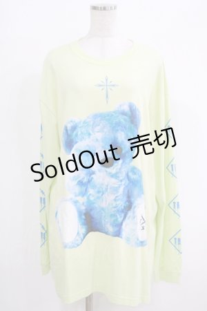 画像: TRAVAS TOKYO / ロゴプリントクマロンT  ライトイエロー H-25-09-24-042-PU-TO-KB-ZH