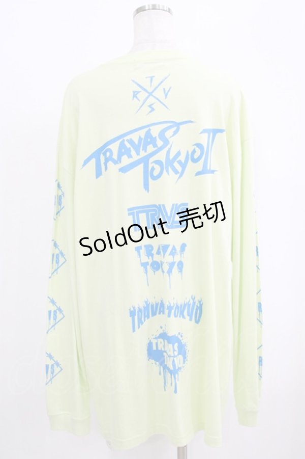 画像3: TRAVAS TOKYO / ロゴプリントクマロンT  ライトイエロー H-25-09-24-042-PU-TO-KB-ZH (3)