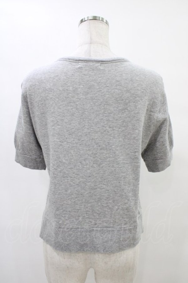 画像2: Jane Marple / フロントレースカーディガン  グレー H-25-09-24-1049-JM-TO-KB-ZT383 (2)