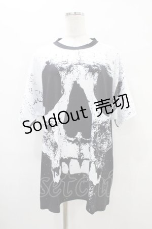 画像: HELL CAT PUNKS / フルグラフィックBIG Tシャツ F 黒 H-25-09-24-1052-PU-TO-KB-ZH