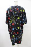 画像2: NieR Clothing / 半袖プルパーカー F 黒 H-25-09-24-1057-PU-TO-KB-ZH (2)