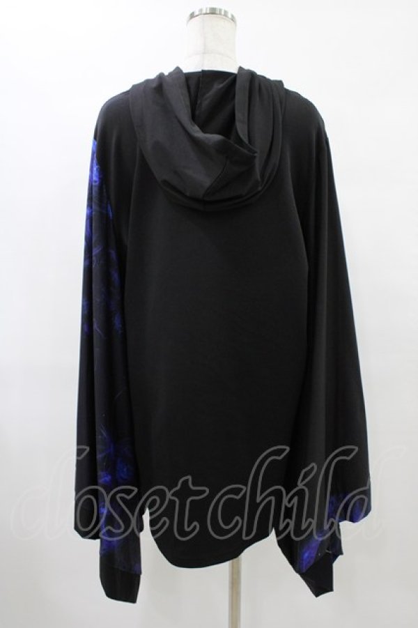 画像2: NieR Clothing / 着物風袖チャイナプルオーバー  黒 H-25-09-24-1062-PU-TO-KB-ZH (2)