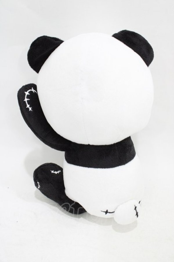 画像2: NieR Clothing / 田中さんパンダぬいぐるみ  黒×白 H-25-09-24-1008-PU-ZA-KB-ZH (2)