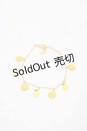 画像: Q-pot. / レモンチェーンブレスレット  レモン H-25-09-24-1012-QP-AC-KB-ZH