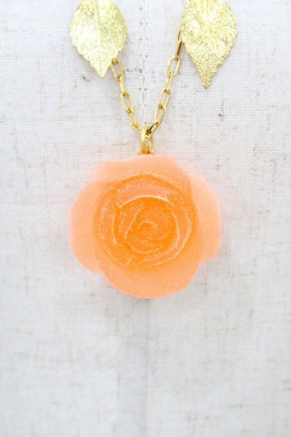 画像1: Q-pot. / チェリーローズ パート ドゥ フリュイ ネックレス   H-25-09-24-1014-QP-AC-KB-ZH (1)