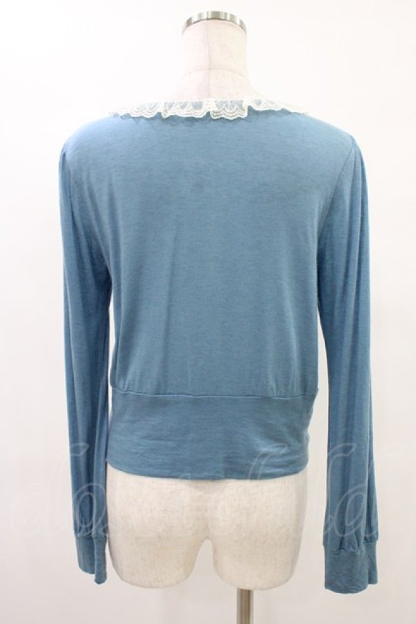 画像2: Emily Temple cute / Ribbonレースカーディガン  ブルー H-25-09-24-1032-ET-TO-KB-ZH (2)