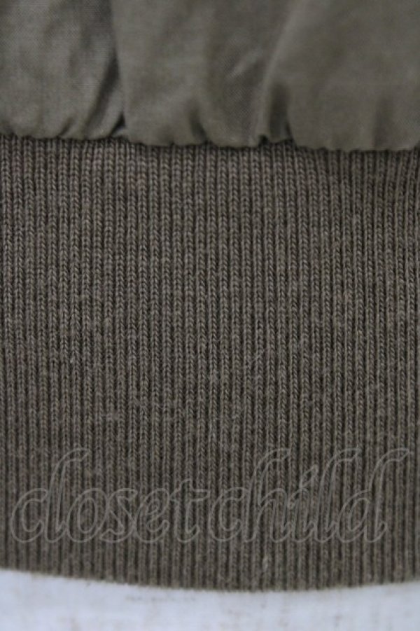 画像3: Jane Marple / コットンレースのフードブルゾン  カーキ H-25-09-24-1037-JM-JA-KB-ZH (3)