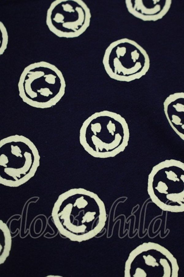 画像4: WORLD WIDE LOVE！(Rydia) / デッドスマイル総柄タンク  黒×イエロー H-25-09-24-068-PU-TO-KB-ZT491 (4)