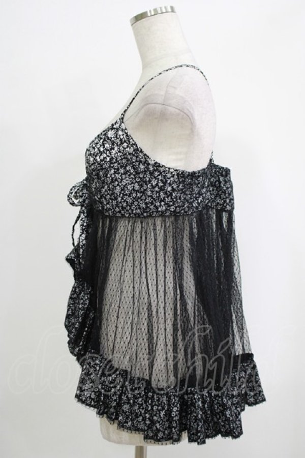 画像2: ALGONQUINS / ベビードール  黒 H-25-09-24-071-AL-TO-KB-ZT121 (2)