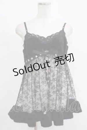 画像: ALGONQUINS / ベビードール  黒 H-25-09-24-076-AL-TO-KB-ZH