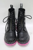 画像1: Dr.Martens （Getta Grip） / JUNGLE ZIP BOOTS UK6(約25cm) ブラック×ピンクソール H-25-09-24-083-PU-SH-KB-ZH (1)