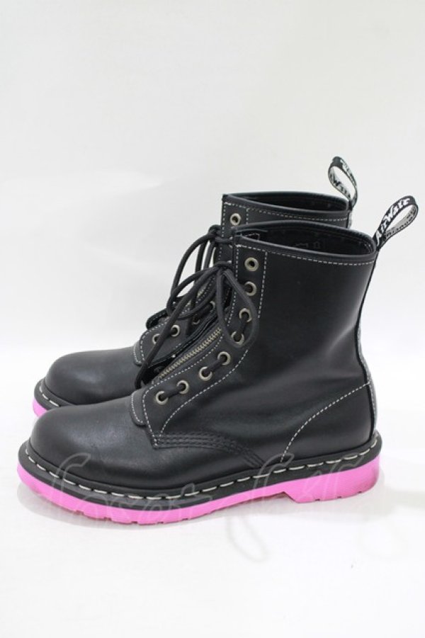 画像2: Dr.Martens （Getta Grip） / JUNGLE ZIP BOOTS UK6(約25cm) ブラック×ピンクソール H-25-09-24-083-PU-SH-KB-ZH (2)