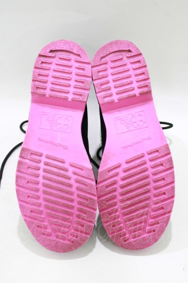 画像4: Dr.Martens （Getta Grip） / JUNGLE ZIP BOOTS UK6(約25cm) ブラック×ピンクソール H-25-09-24-083-PU-SH-KB-ZH (4)