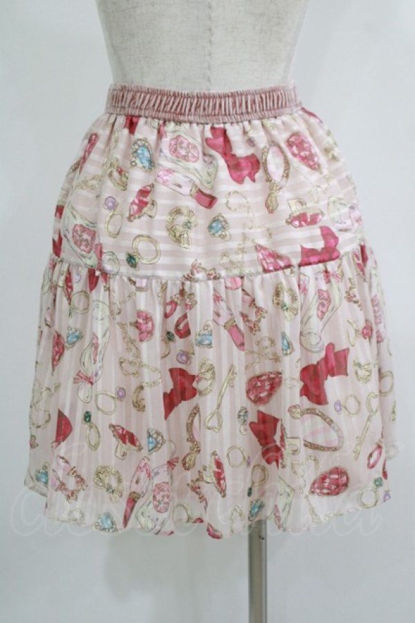 画像3: Jane Marple / 宝石ギャザースカート  ピンク H-25-09-24-011-JM-SK-KB-ZH (3)