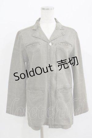 画像: ALGONQUINS / シャツジャケット  カーキ H-25-09-24-015-AL-JA-KB-ZH