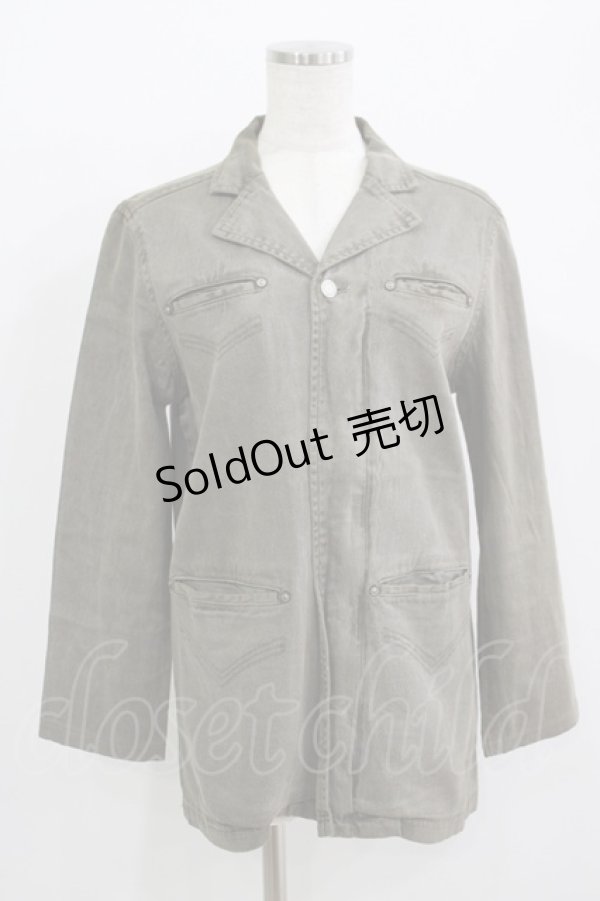 画像1: ALGONQUINS / シャツジャケット  カーキ H-25-09-24-015-AL-JA-KB-ZH (1)